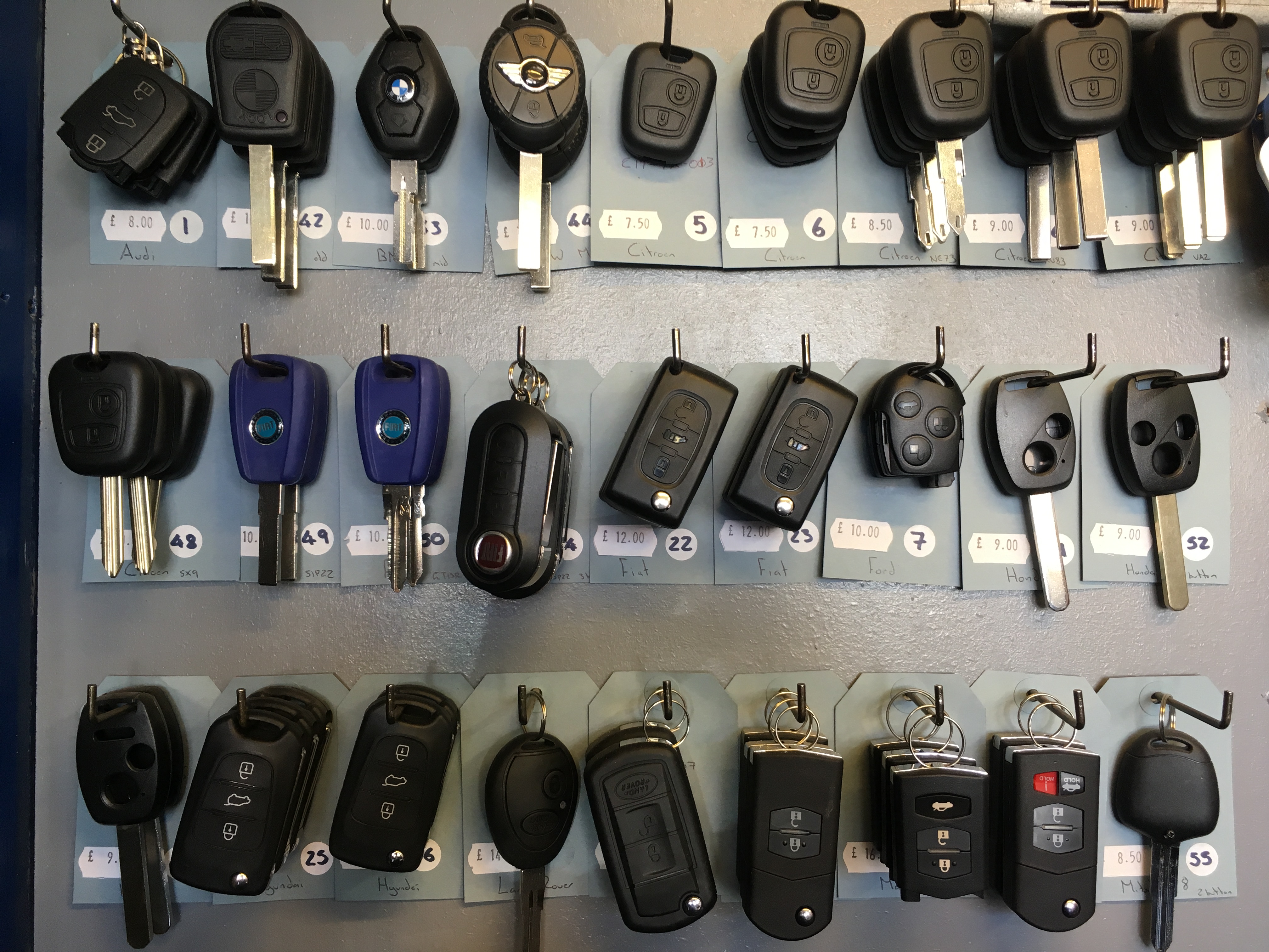 Spare Car Keys Mapperley Nottingham
